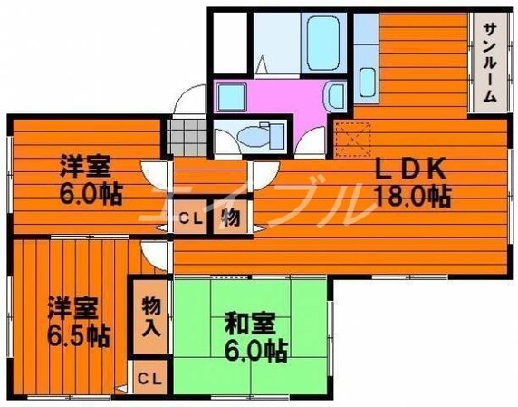 ドルチェ新保の物件間取画像